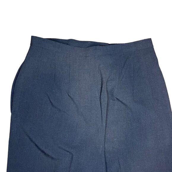 Talbots Gray Stretch Trousers. Flat Front with Pockets. Sz 8. Great Condition!! - Picture 6 of 13